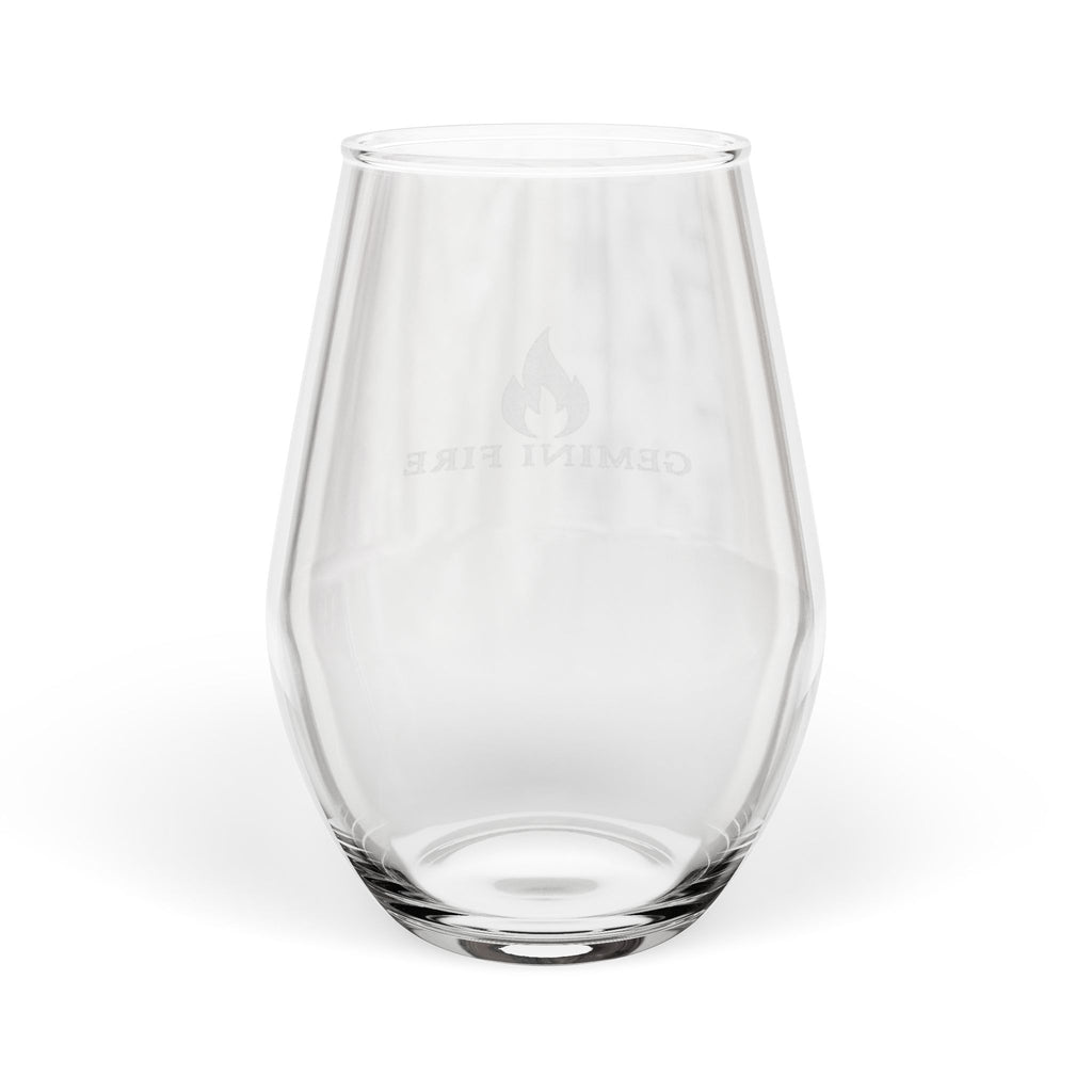 The Gemini Fire Stemless Wine Glass